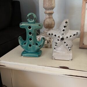 Anchor and starfish decor